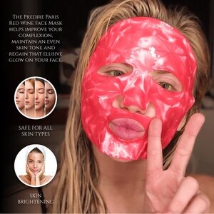 Predire Paris Red Wine Anti-Aging Facial Mask- NIP Lot:0020210224